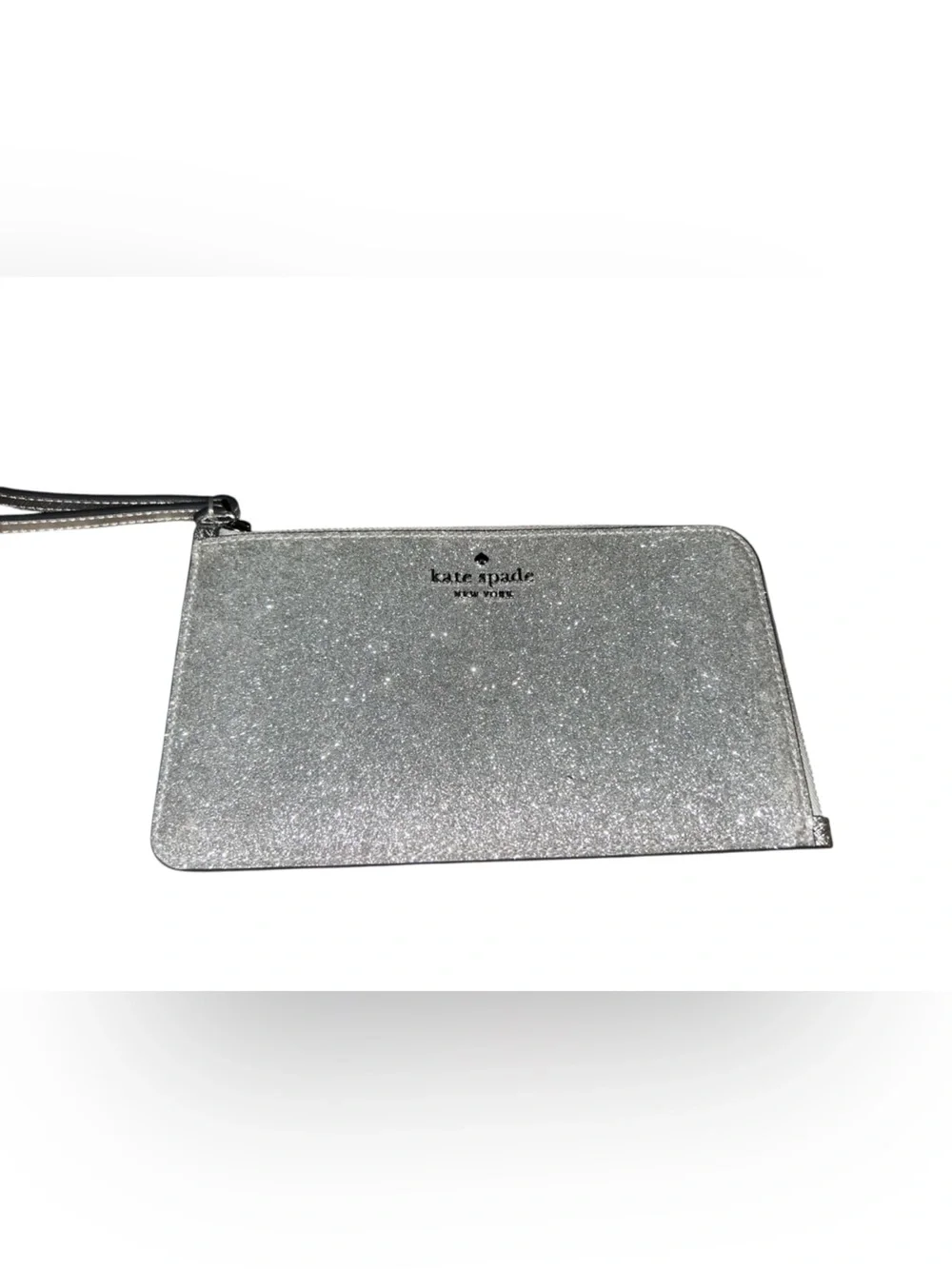 kate spade Silver Glitter Wristlet